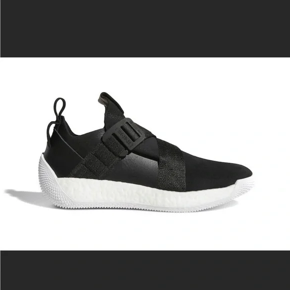 Adidas Harden Vol 2 LS Buckle Sneakers Black and White Size 8 - Picture 2 of 15